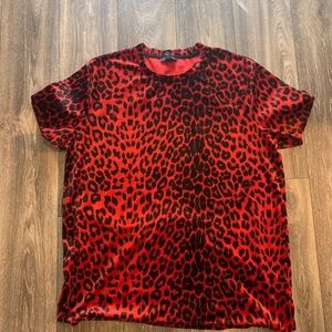 Animal print tee
